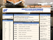 Tablet Screenshot of escrita.com.br